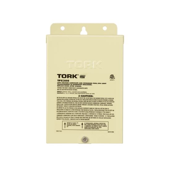 TORK Low Voltage Pool and Spa Transformer 300 Watt |TPX300