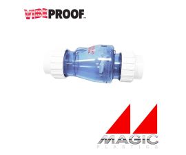 Magic Smart Clear Check Valve 2 inch with Unions | 0823-20C