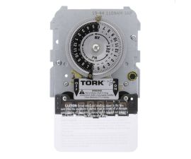 TORK Universal Timer , 24 Hour Time Switch,  Multi-Voltage 120/208-240/277VAC,  40 amp , Mechanism Only | 1109AM-IAP