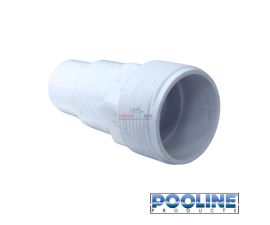 Pooline ABS Adaptor 1 1/2" Male Threaded x 1 1/4" x 1 1/2" Smooth | 18101