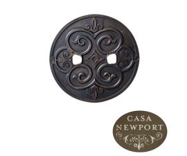 Casa Newport Bronze Plastic Skimmer Lid 9.1" | 10-01023BP9.1