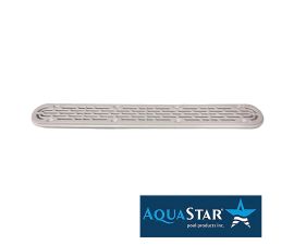 AquaStar Light Channel Drain 32in White | 32CDFLFR101