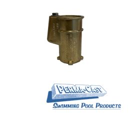 Permacast Handrail and Ladder Bronze Anchor 4" tall 1.9" OD Tubing | PS-4019-BC