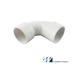 Waterway 411-9130 PVC Pipe Fitting, 90 Degree 2 Sweep Elbow | 411-9130