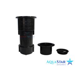 AquaStar 5" Umbrella Stands with Sleeve and Center Cap | Black | SMUS102