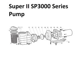 Super II SP3000 Series Pump Parts 
